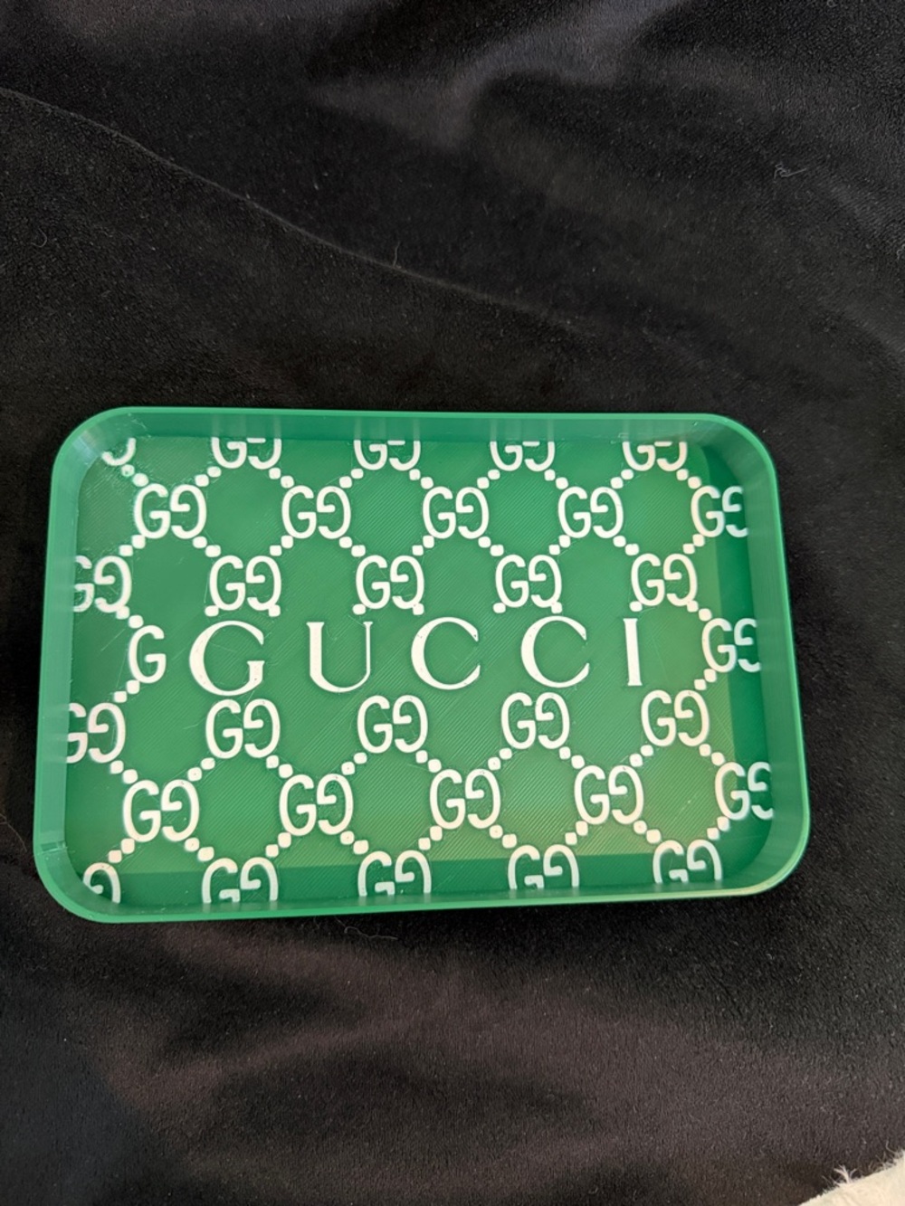 Green and White Logo Tray - Picture 2 of 4